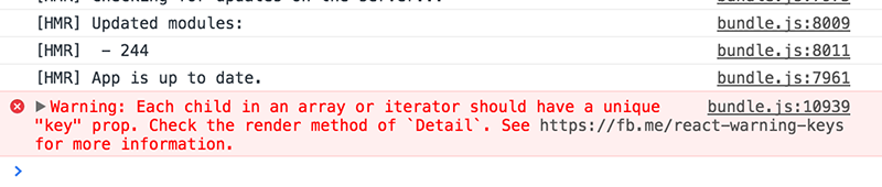 If you create JSX in a loop and don't provide a key attribute for each element, React will warn you.